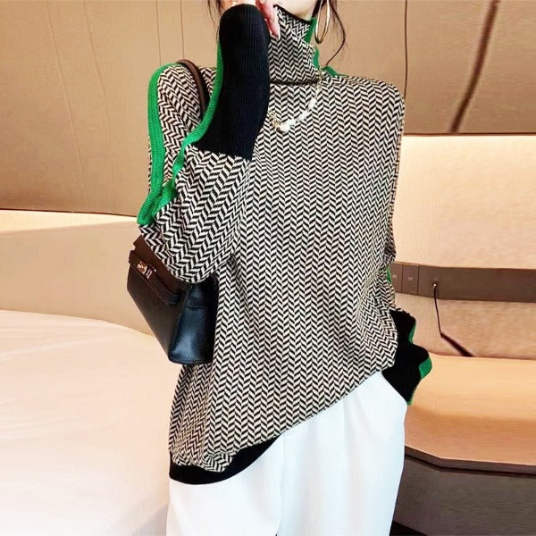 Britt - Gemusterter Pullover