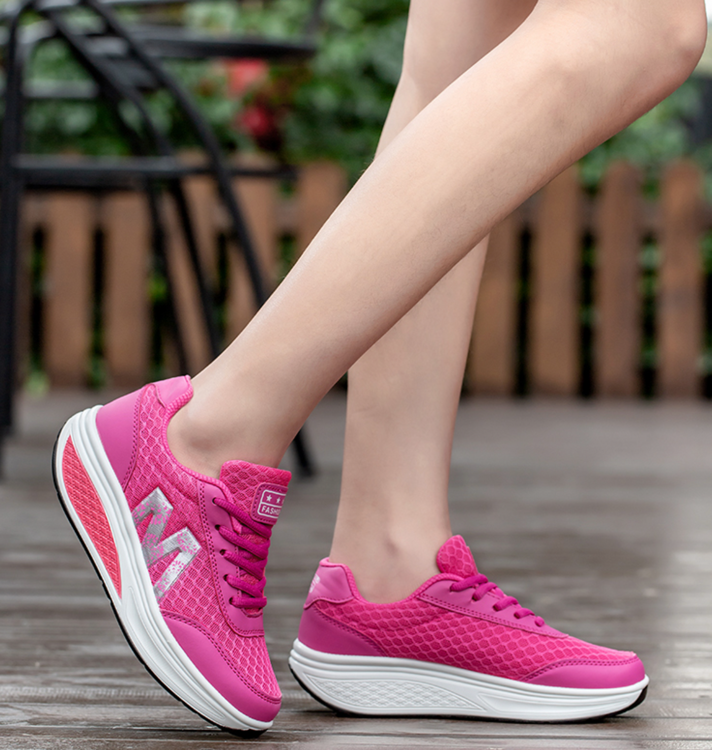 Elysia - ChicLift Keilschuhe mit Schnürsenkeln
