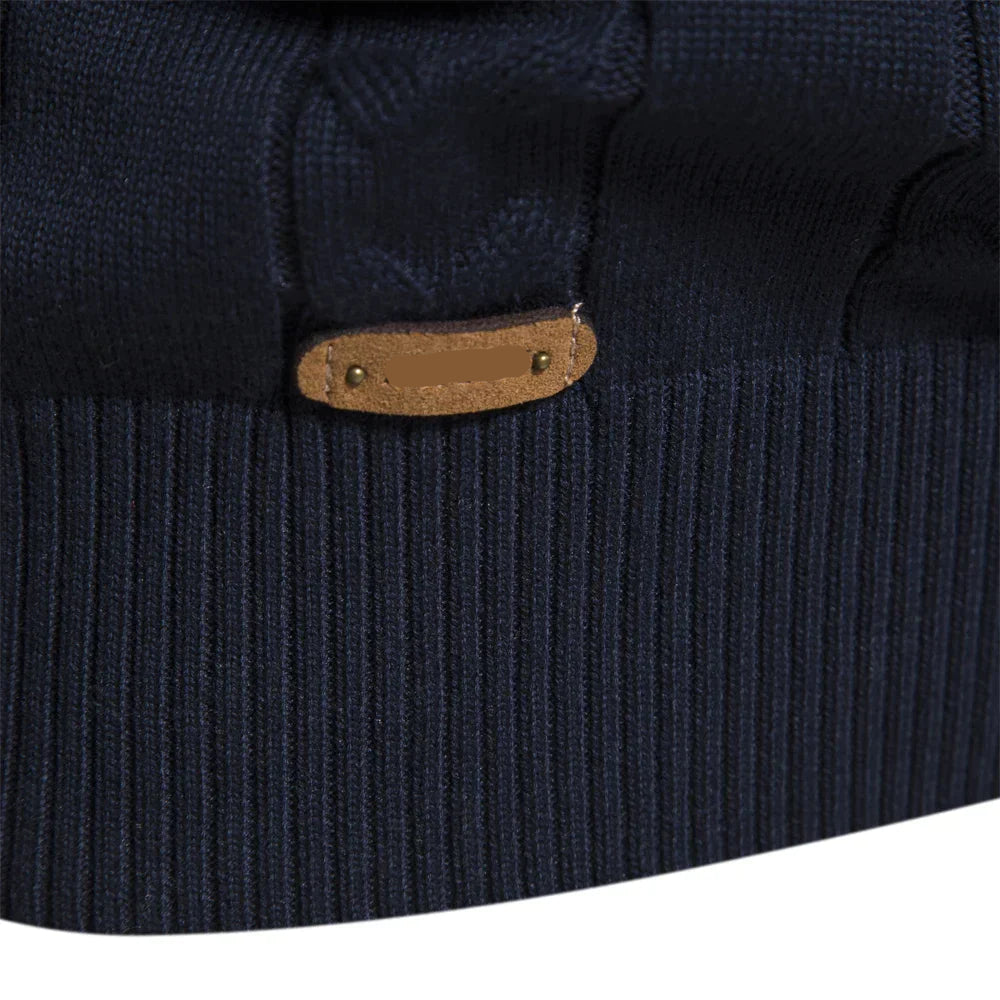 Lars - Hochwertiger Pullover mit Retro-Patronen