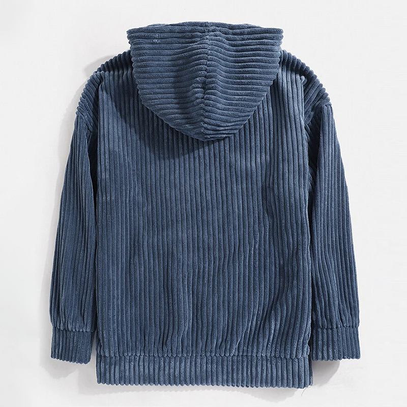 Rockfella Velvetron | Kapuzensweatshirt aus