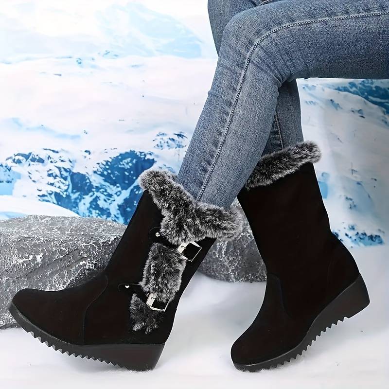 Hanna – Damenstiefel aus Gefüttertem Leder