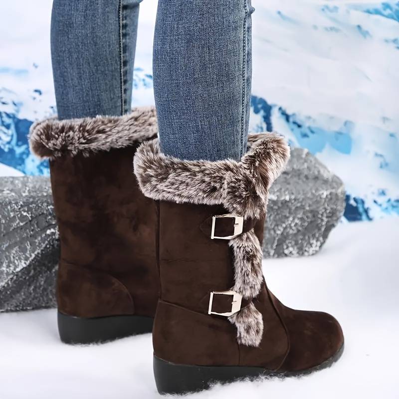 Hanna – Damenstiefel aus Gefüttertem Leder