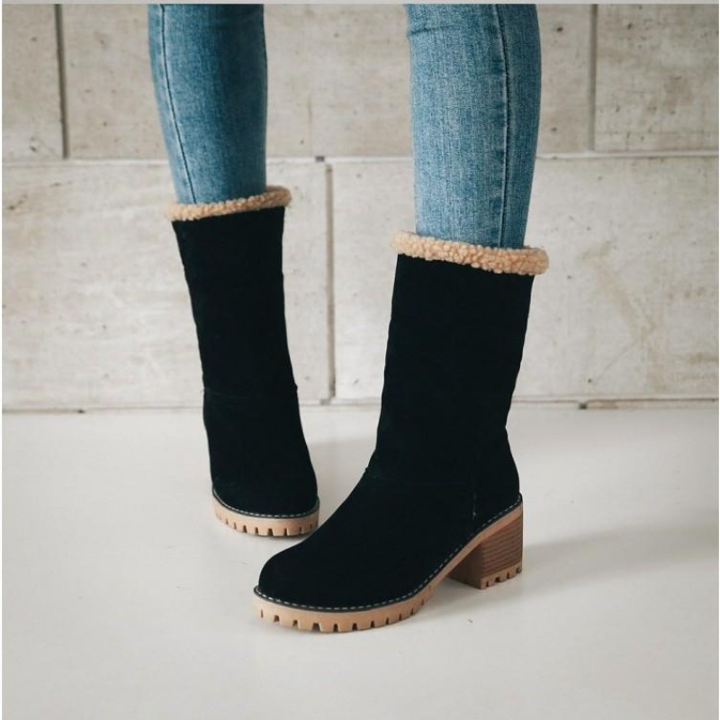 Wildleder Winterstiefel
