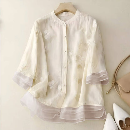 Mariella - Bluse Mit Stickerei