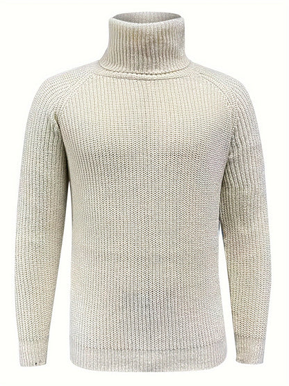 Alexander | Herren Warmer Strickpullover Mit Rollkragen Für Den Winter