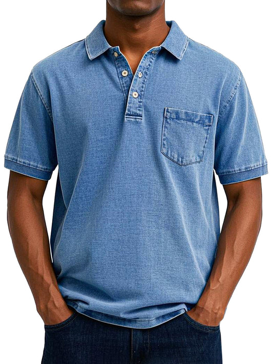 Maxime | Lässiges Vintage Polohemd für Männer