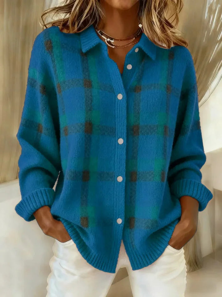 Anny – Kuscheliger Pullover Mit Karomuster