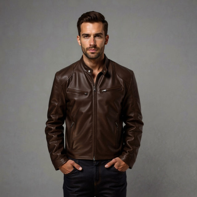 Markus | Premium Lederjacke