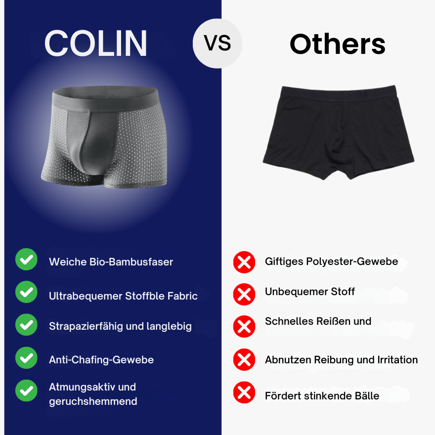 Colin | Hochwertige Faser Boxershorts Slips