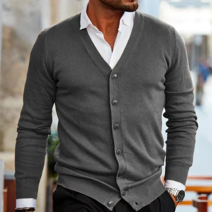 Leandro – Herren Baumwoll Cardigan
