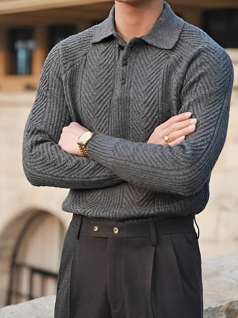 Weston - Stilvoller Herrenpullover Mit Muster