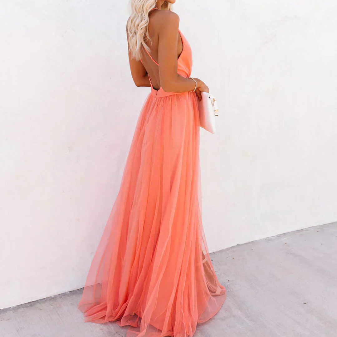 Helena | Maxikleid Lumière Koralle