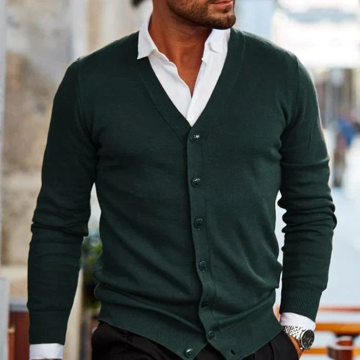Leandro – Herren Baumwoll Cardigan