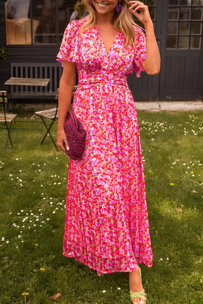 Ava | Langes Kleid Mit V Ausschnitt Und Femininer Passform