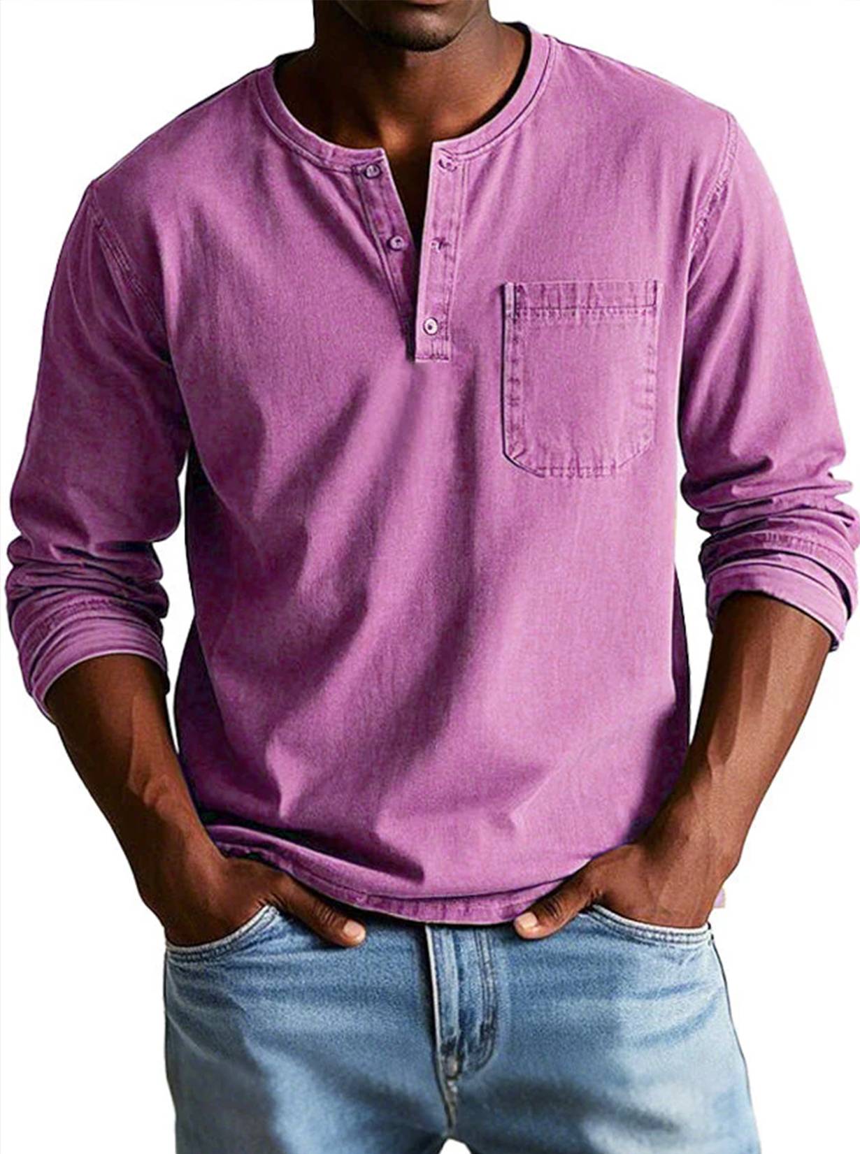 Thomas | Vintage-Hemd mit langen Ärmeln