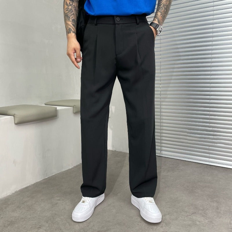 Luigi | Elegante Wide Leg Hose Für Herren