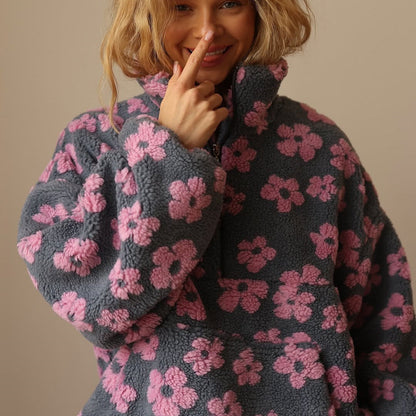 Daisy | Langärmliges Sweatshirt Mit Kapuze Aus Fleece