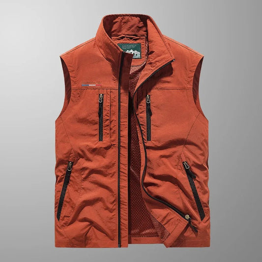 Casper - Atmungsaktive Cargo-Weste Mit Vielen Taschen