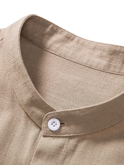 Elian | Herren Set Mit Stehkragen Hemd Und Hose