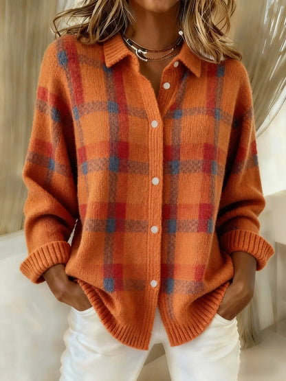 Anny – Kuscheliger Pullover Mit Karomuster