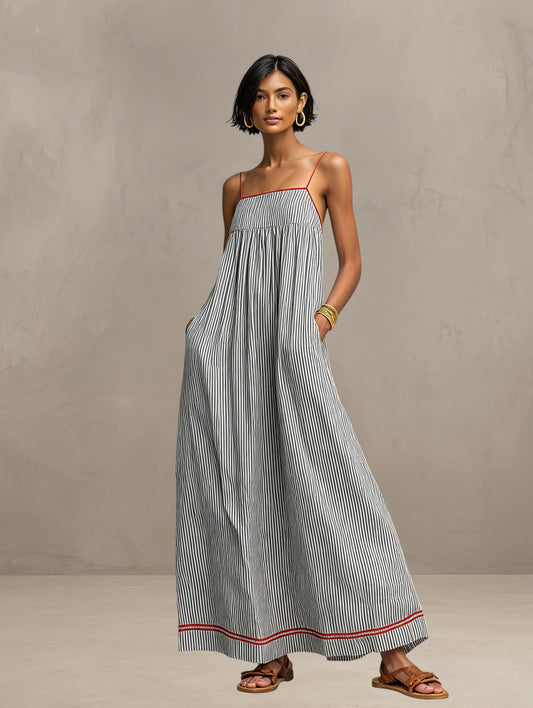 Pamela | Fließendes Sommer Maxikleid