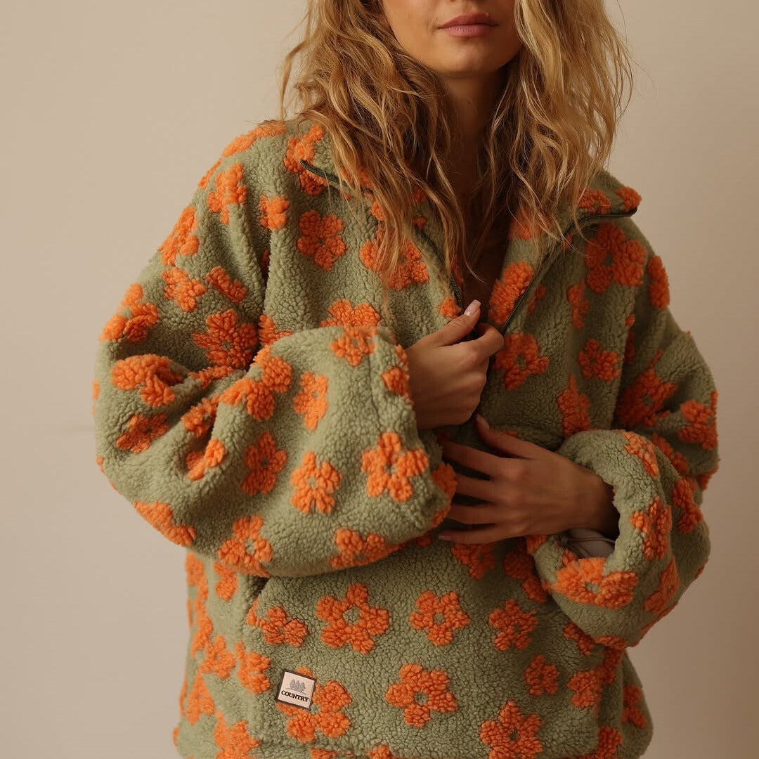 Daisy | Langärmliges Sweatshirt Mit Kapuze Aus Fleece