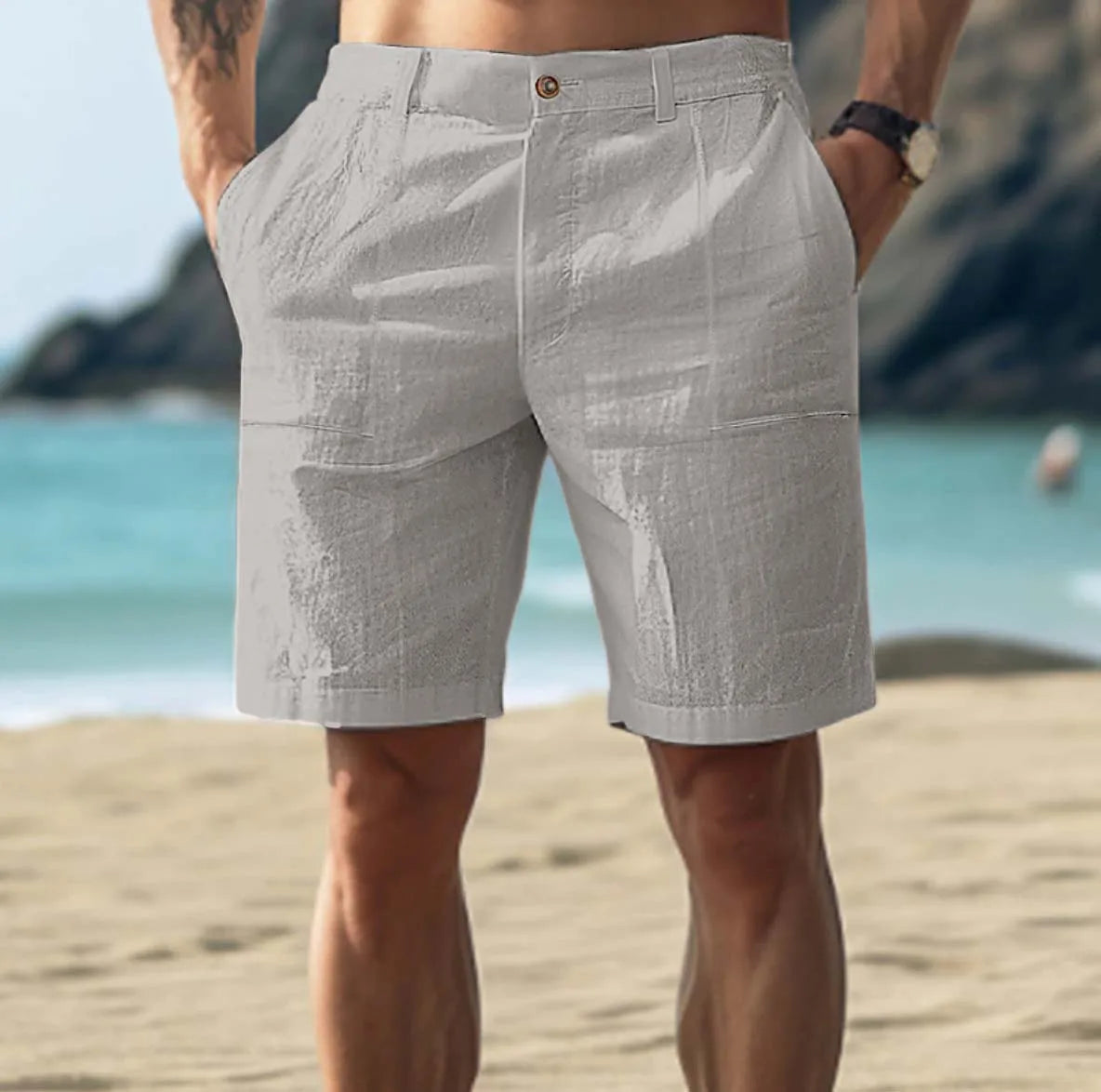 Paul | Lässige Herren Leinen Shorts Für Entspannte Sommertage