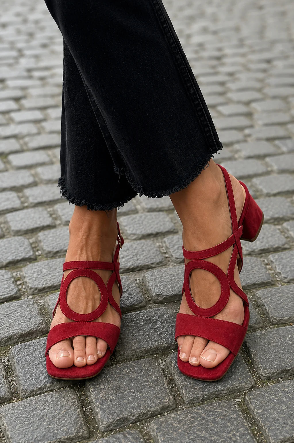 Gurng | Sandalen Mit Eckiger Zehenpartie Und Abgerundetem Schnitt