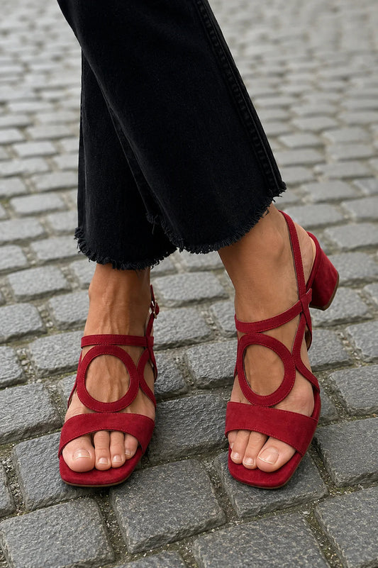 Gurng | Sandalen Mit Eckiger Zehenpartie Und Abgerundetem Schnitt