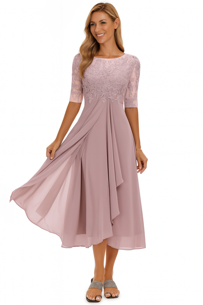 Greta | Sommer Midi Kleid In A Linie
