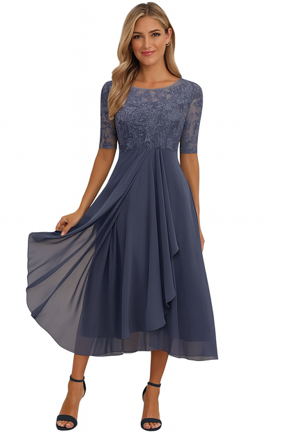 Greta | Sommer Midi Kleid In A Linie