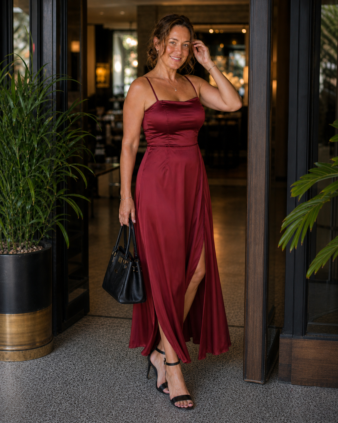 Ottilie |Elegantes Damen-Kleid Mit Fließendem Schnitt
