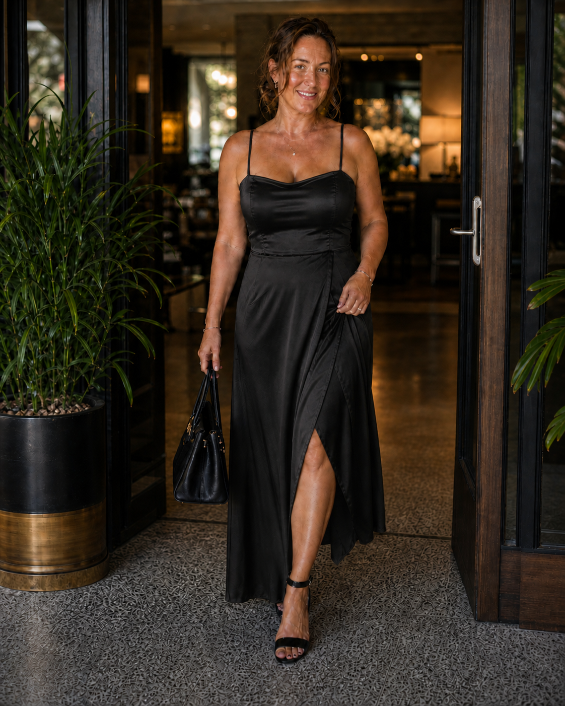 Ottilie |Elegantes Damen-Kleid Mit Fließendem Schnitt