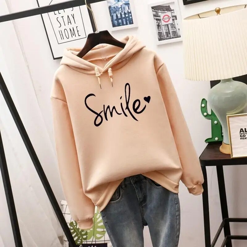 Janet | Damen Hoodie Mit Statement Print