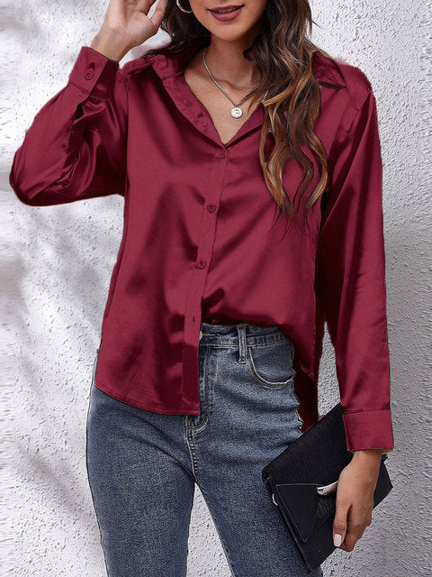 Seraphine | Damen Bluse Mit Langen Ärmeln