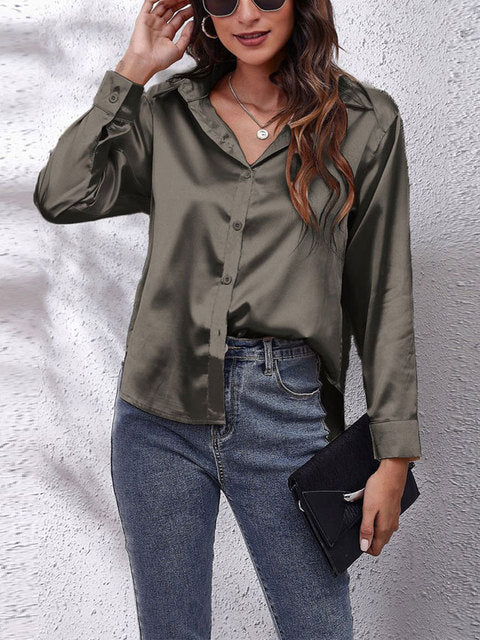 Seraphine | Damen Bluse Mit Langen Ärmeln