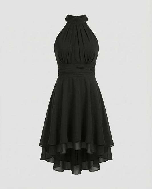 Ashley | Kleid Mit Bezaubernden Rüschen Und Ärmellos