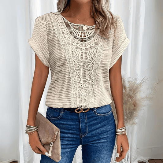 Rowena | Elegante Bluse im Ibiza-Stil
