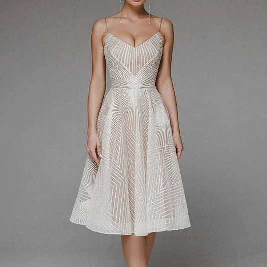 Lucey | Elegantes Kleid Mit Offenem Rücken