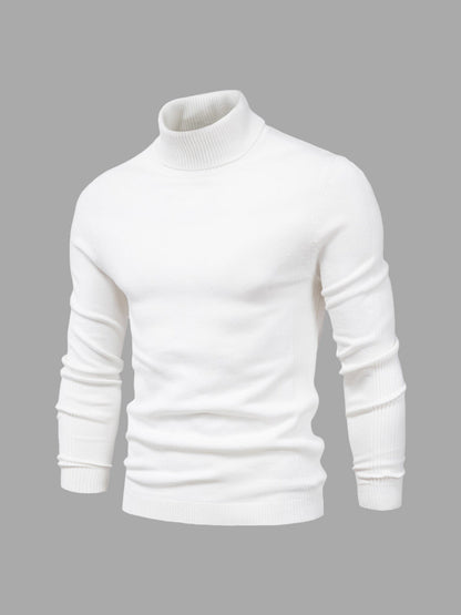 Herren Rollkragenpullover, Waschbar