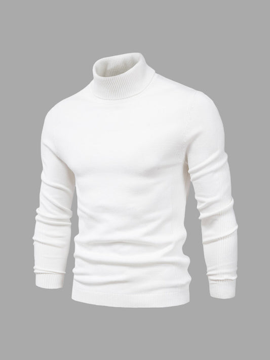 Herren Rollkragenpullover, Waschbar
