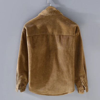 Peter | Herren Warme Cordjacke Mit Knopfleiste