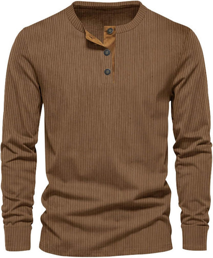 Langärmeliges T-Shirt Herren | Cleanes Basic & Komfortabler Alltags-Look