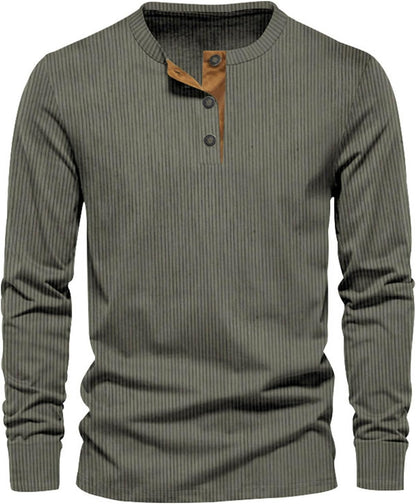 Langärmeliges T-Shirt Herren | Cleanes Basic & Komfortabler Alltags-Look