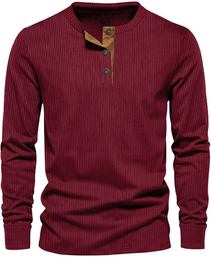 Langärmeliges T-Shirt Herren | Cleanes Basic & Komfortabler Alltags-Look