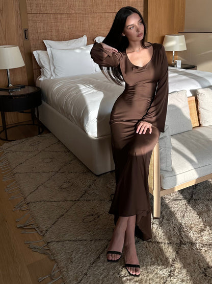 Selene | Langärmliges Kleid  Voller Natürlicher Eleganz