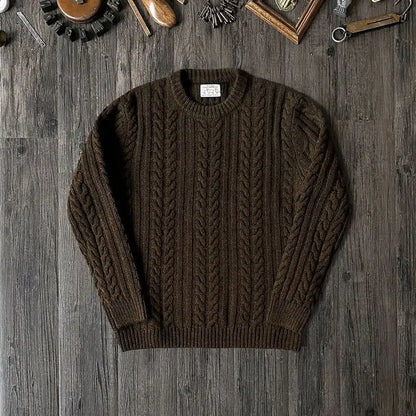 Mara Damenpullover | Klassisches Irish Muster, Baumwolle, Warm 0