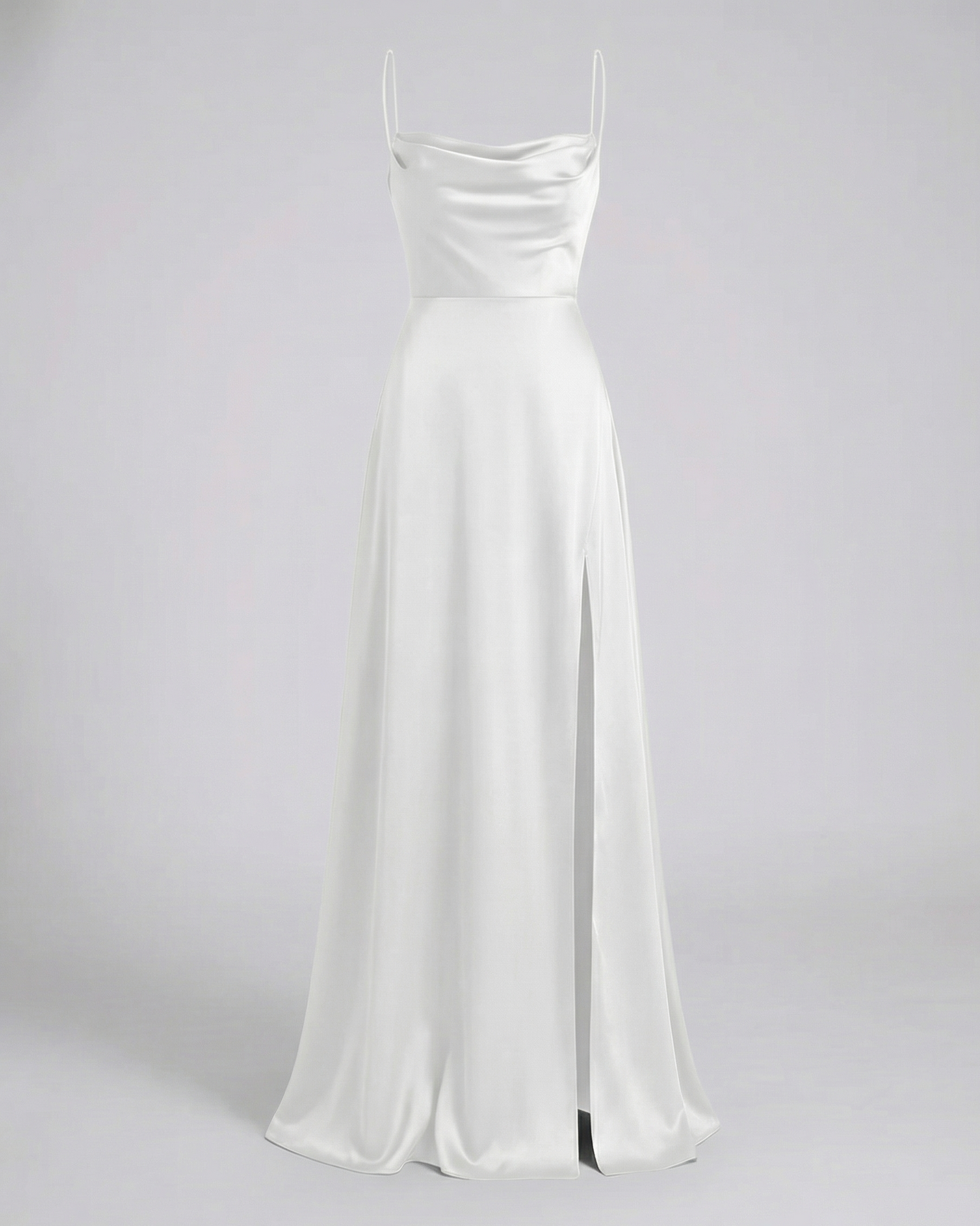 Greta | Langes Damenkleid Mit Elegantem Schnitt Und Beinschlitz