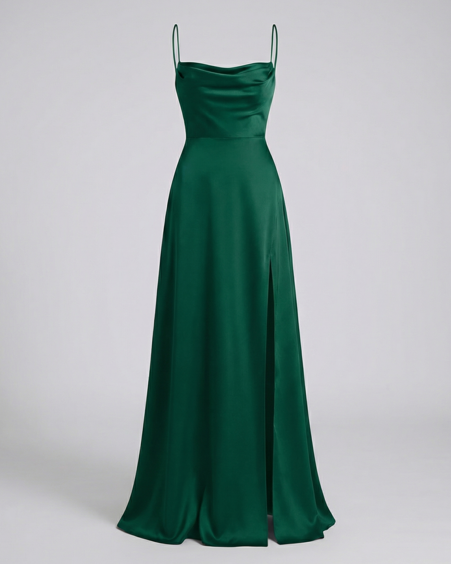 Greta | Langes Damenkleid Mit Elegantem Schnitt Und Beinschlitz