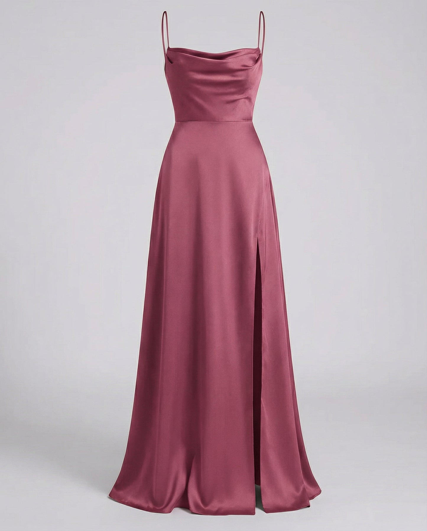 Greta | Langes Damenkleid Mit Elegantem Schnitt Und Beinschlitz